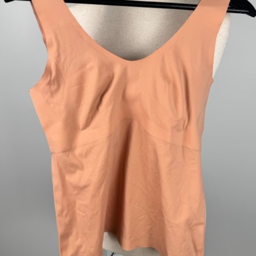 Knix by Knixwear Luxelift Seamless Tank Top Womens Shapewear Beige Tan